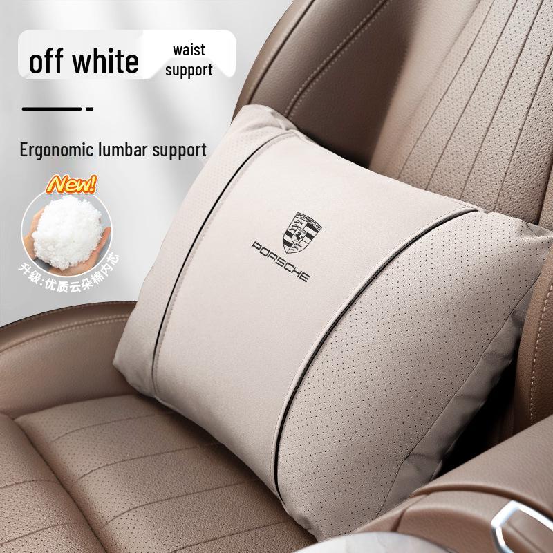 Porsche Kopfstützen- und Lendenwirbelstützkissen für Macan, Cayenne, Panamera, 718/911