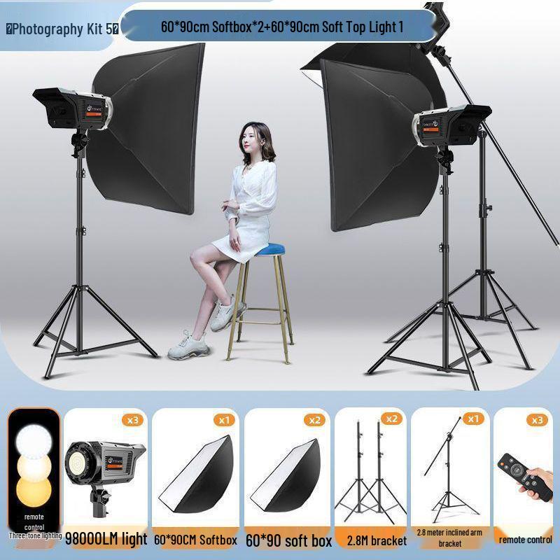 Pro LED Parabolic Softbox for Indoor Photography and Live Streaming