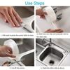2Pcs Magic Transparent Adhesive Acrylic Special Tape Suction Cup Type Hook Suction Cup Nano Strong Double Sided Adhesive
