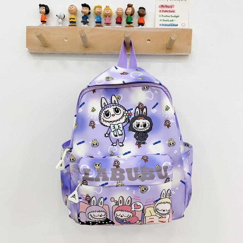 Schoolbag Early Autumn Cartoon Cute and Lightweight Kindergarten Schoolbag 1011 New Cute Printing Backpack Boys and Girls Backpack