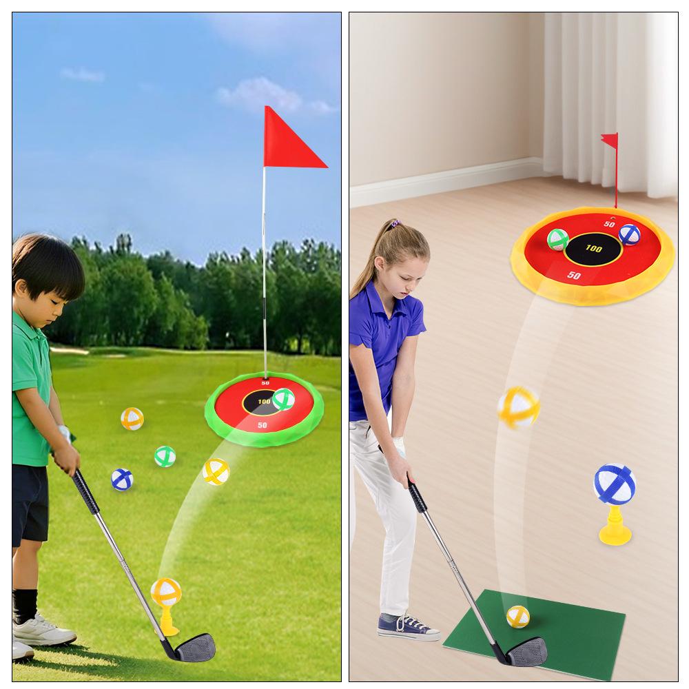 Multi-Function Light-up Children's Golf Set for Indoor & Outdoor Play & Parent-Child Interaction