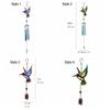 Metal Hummingbird Wind Chime Creative Hanging Decoration Blessing Bell Pendant  Gift