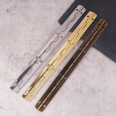 2Pcs Metal Hinge Hinges For Wooden Box, Iron 20x2cm Long Hinge For Door And Window, Crafts Heavy Duty Piano Cabinet Box