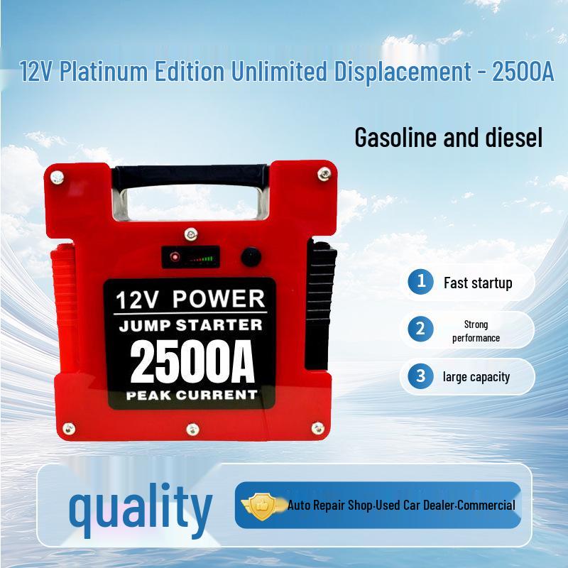 Pan Shuo 12V Car Jump Starter Power Bank: High-Capacity Lithium Battery for Emergency Vehicle Ignition and Repair.