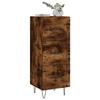 VidaXL Buffet Smoked Oak 34.5x34x90 Cm Engineered Wood 828601