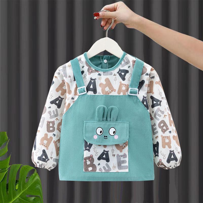 

Waterproof, Dirt-Resistant Baby Apron Vest: Thickened, Reversible, Sleeveless Protective Clothing for Kindergarten. Size 18 [3-4 Years]