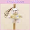 Plush Bear Keychain With Short Plush Material For Kids And Collectors