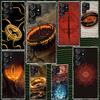 The L-Lord of The R-Rings Case for Samsung Galaxy S25 S24 S23 S22 Ultra Soft Phone Cover S25 Edge S21 Plus S20 FE S10 + Black Co