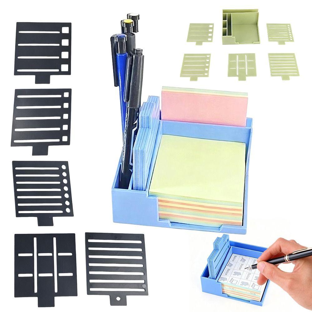Sticky Note Storage Tools Sticky Note Holder Set  for 3x3 Self-Sticky Note Pads