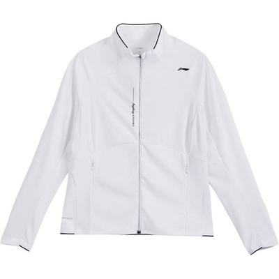 LiNing Minimalist Comfortable Brand Logo Stand Collar Sports Jacket Women Jackets AFDVA56-1