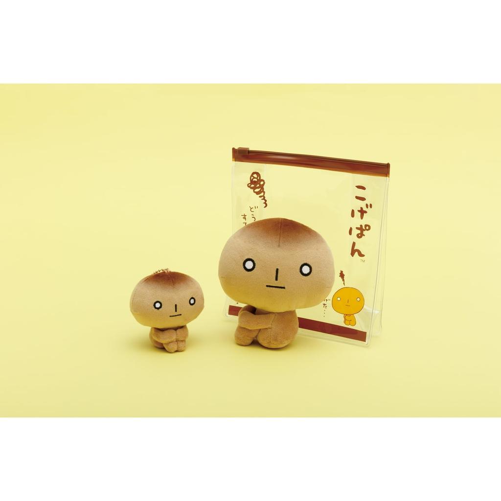 MO84301 San-X Characters Friends of Those Days Hanging Plush Toy, Burnt Bread