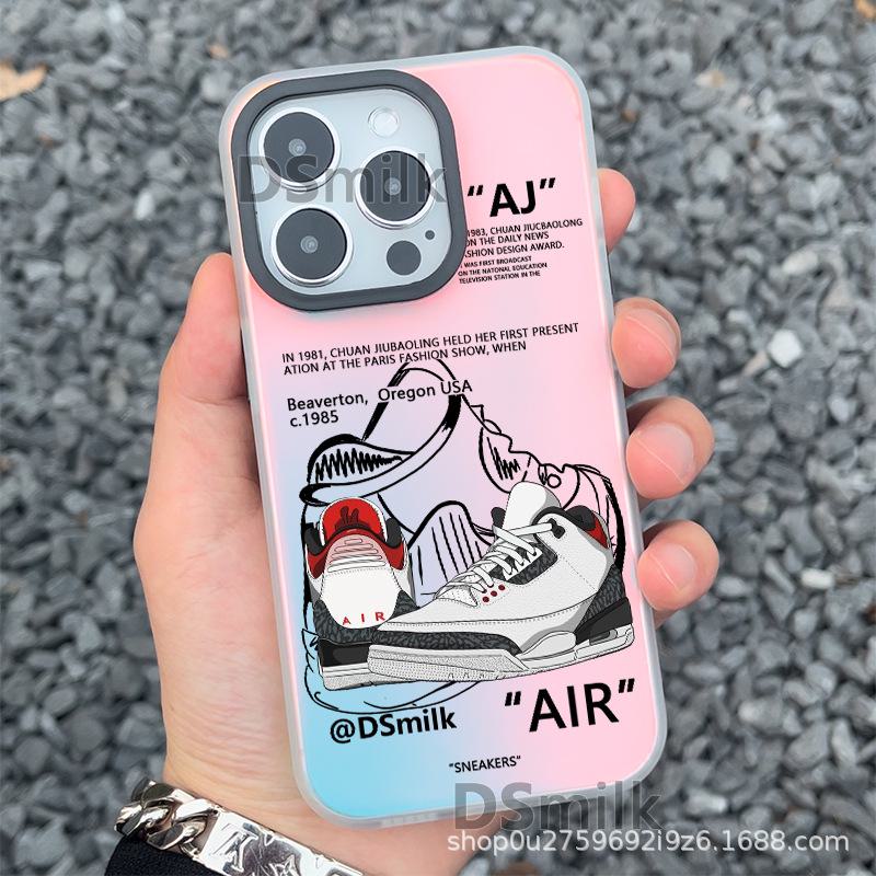 

Чехол для iPhone 15 Pro с изображением баскетбольных кроссовок Aurora White для 14, 13, 12, 11, XS Max, XR iPhone Xs Max