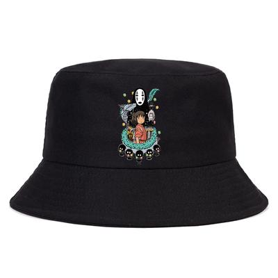 Totoro Studio Ghibli Summer Hat Women Unisex Ullzang Spirited Away Panama Bob Bucket Hat The Design Flat Visor Anime Fisherman Hat