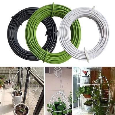 Pflanzen Kletter DIY Draht Pflanzen Schnur Flexibel Biegsam Garten Stützdraht Zweig Fanggitter Draht
