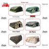 Gengtu 80 sqm Universal Camouflage Emergency Frame Tent