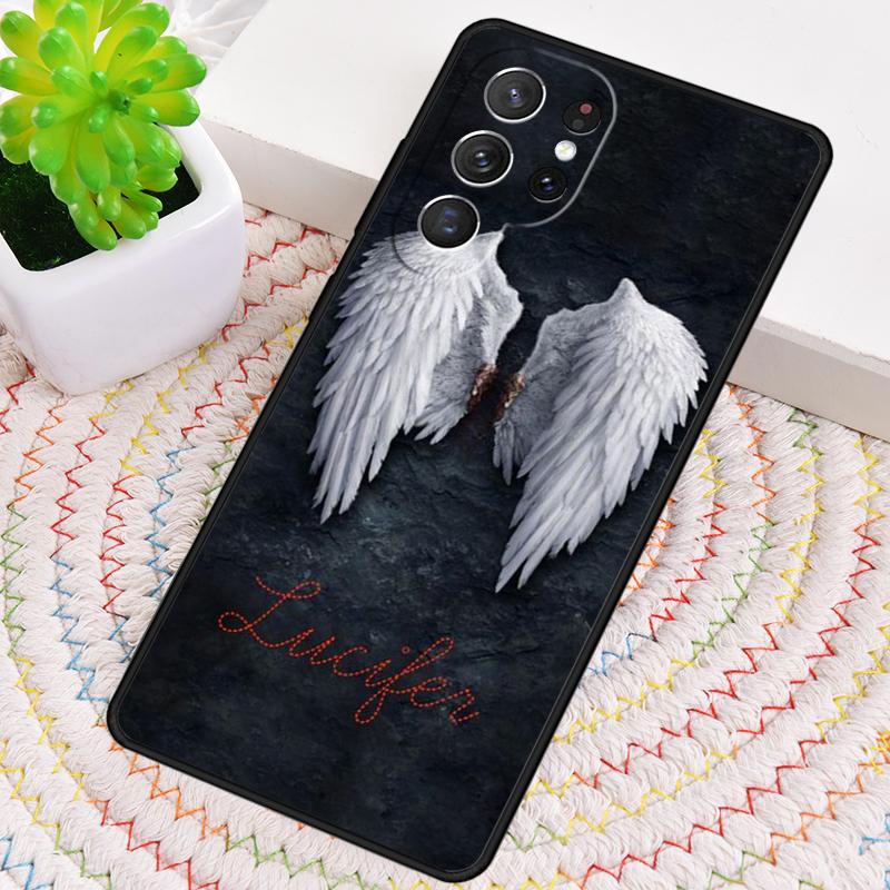 TV Series Lucifer TPU Phone Case For Samsung Galaxy Note 10 Pro S26 S25 S24 S23 S22 Ultra Plus S21 FE S20 Shockproof Cover