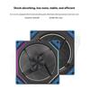 Computer Cooling Fan 120mm CPU Fan 800-1600RPM Double Color Option ARGB Reverse/Forward Case Fan