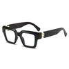  Vintage Glasses Frame Women Square Fashion Eyewear Men Optical Candy Color Gradient Frame Computer Goggles Sunglasses