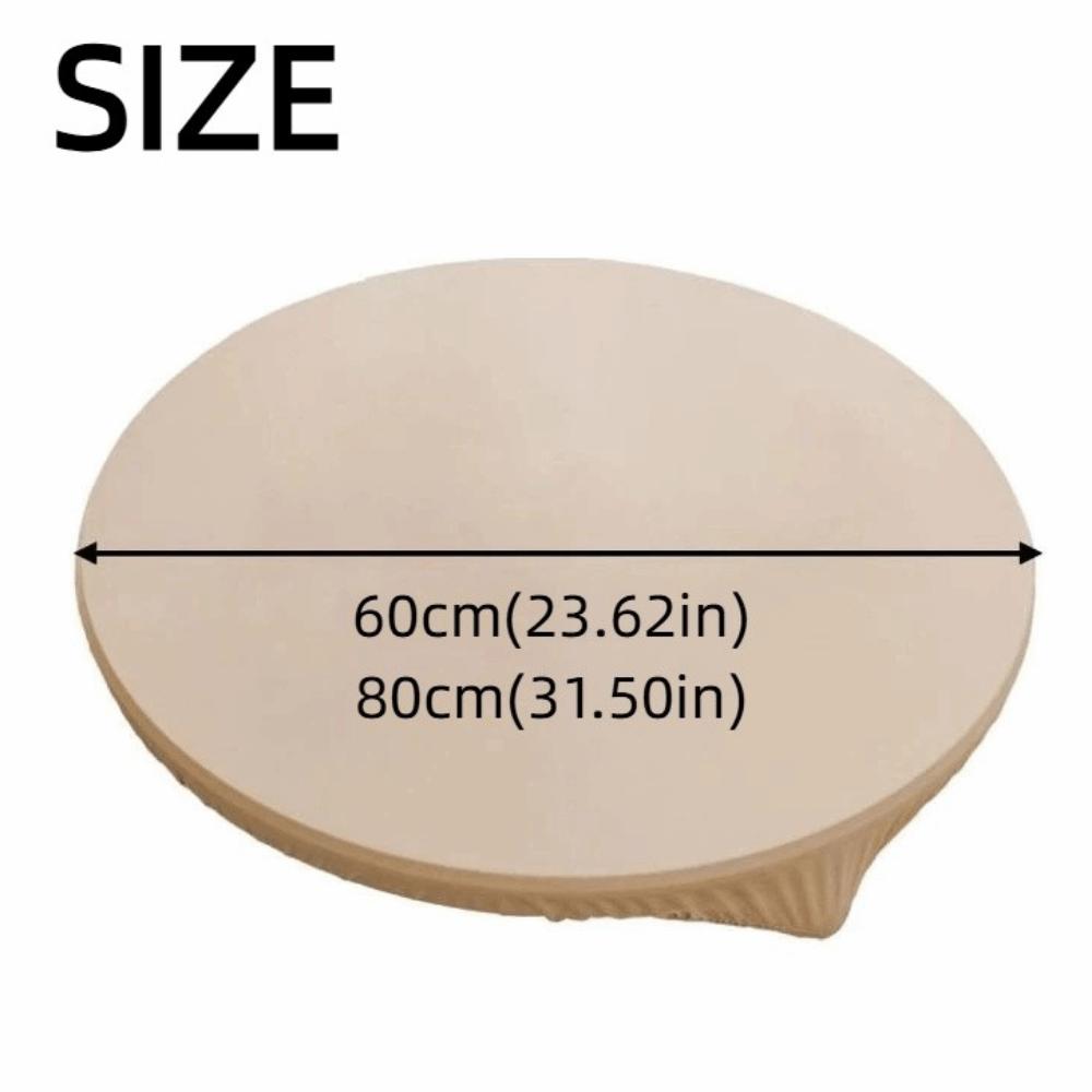 PU Leather Stretch Tablecloth Waterproof Table Protector Heat-resistant Desktop Cover Dining Table