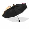 1pc Hello Kitty Automatic Opening/Closing Umbrella with Pink Bow Design - Portable Folding Design, 8-Rib Iron Frame Outdoor Umbrella for Fans, Travele