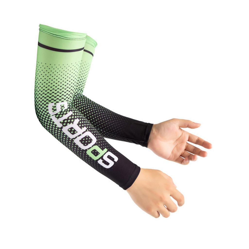 Ice Silk Arm Sleeves Cooling Sports Sleeves Arm Cover Compression Sleeves Sun Protections Arm Sleeves Cycling Sleeves