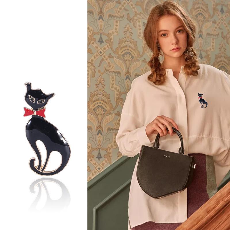 Wind Retro Enamel Brooch Corsage, Simple And Versatile Clothing Accessories