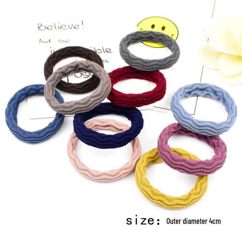 Children's Seamless High-Elasticity Hair Ties - No Damage Rubber Bands for Girls