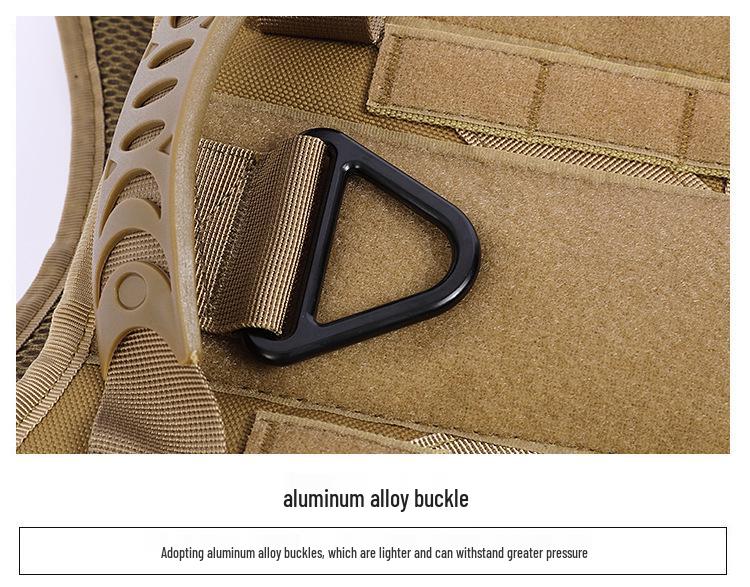 Water-Repellent 1000D Nylon Tactical Dog Vest Harness for Large Dogs