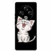 Coque For Tecno Spark 30 4G Case 6.78" Cartoon Cat Black Silicone Soft Back Cover Case For Tecno Spark 30 Case Spark30 Funda Bag