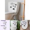 Pvc Halloween Spider Web Toilet Sticker For Home Decor And Office Rooms
