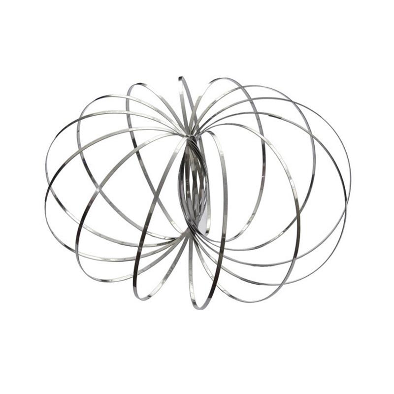 Flowtoy Magic Fidget Ring Toroflux Amazing Flow Ring Toys Giocattolo a molla cinetica Gioco all'aperto divertente Giocattolo intelligente Fidget Regalo per bambini