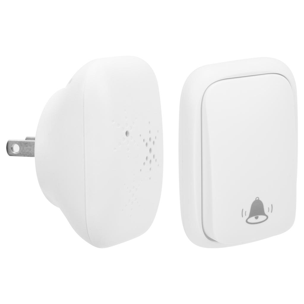 Battery Free Wireless Doorbell Remote Control 150m Range 38 Melodies 433MHZ ABS AC