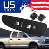 Black Passenger Window Switch & Bezel Kit For Dodge Ram 1500 2500 3500 2003-2005