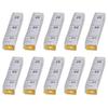 10pcs 2.0 X 300cm Tailor Tape Double Scale Flexible Ruler for Weight Loss Body MeasurementWhite