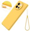 For vivo V40 Lite 5G Case Liquid Silicone Anti-Scratch Phone Cover with Hand Strap