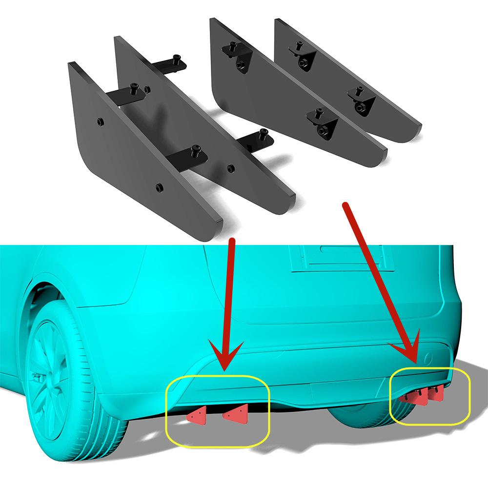 Tesla Model Y Rear Spoiler for 2019-2023 - Exterior Car Accessory Modification