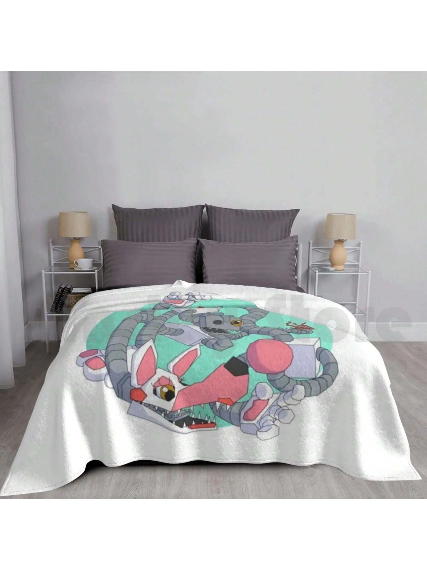 Запутанный Мангл Одеяло Мода Мангл ФНАФ Пять Ночей У Фантайм Фокси Игрушка Фокси 75X95CM