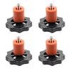 4Pcs 3D Printer Parts High Temperature Silicone Solid Spacer  Bed Leveling Column