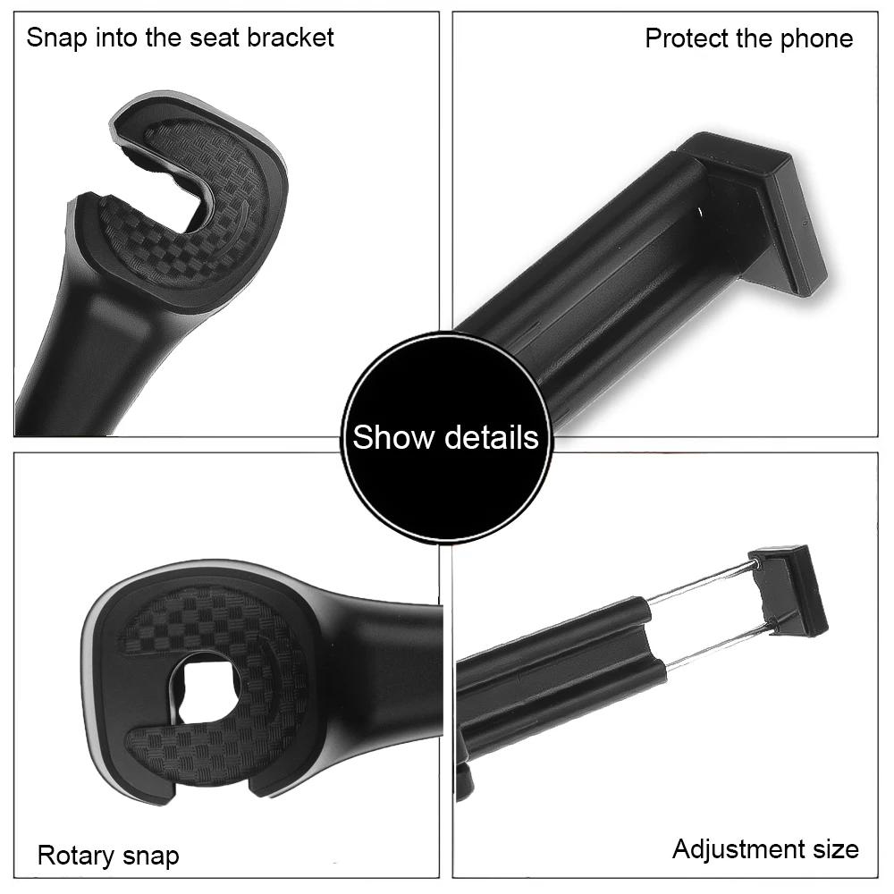 Car Seat Back Hook Headrest Hidden Mount Auto Vehicle Back Seat Organizer Car Accessories Hanging Hooks Storage Hanger Universal