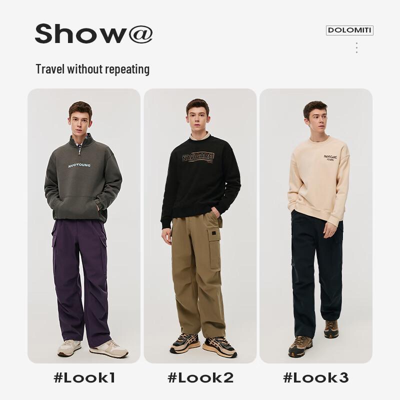 NVG·YOUNG Men's Casual Cargo Paratrooper Pants