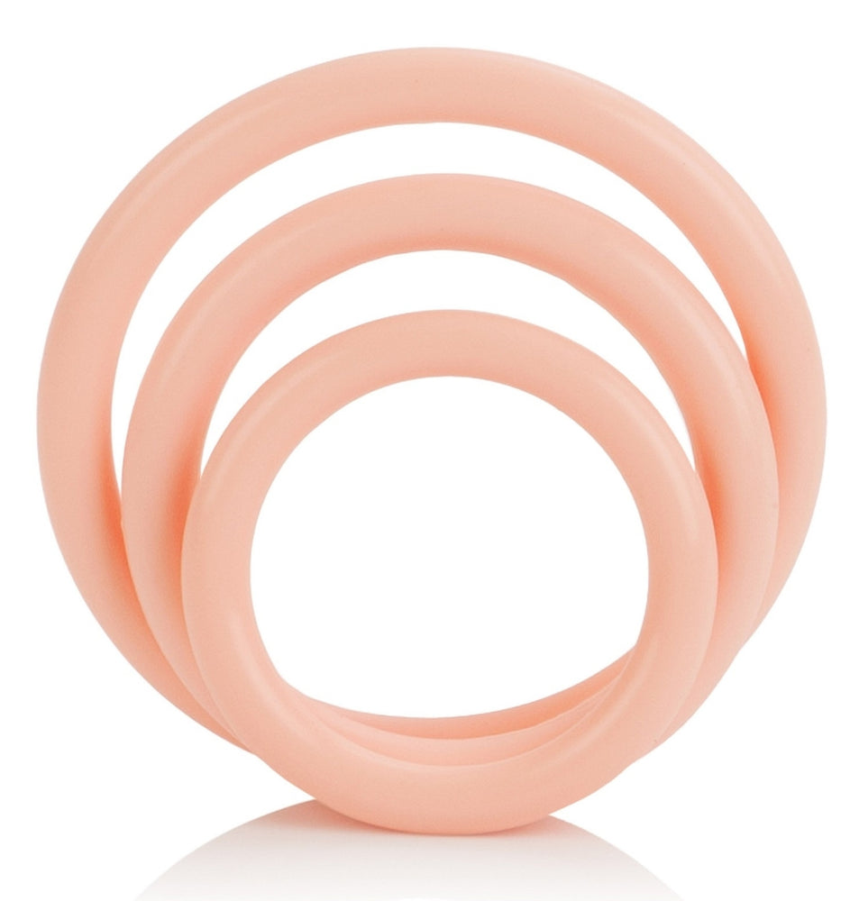 Lot de 3 Cockrings Tri-Rings Chair - Calexotics - Cockrings Flexibles
