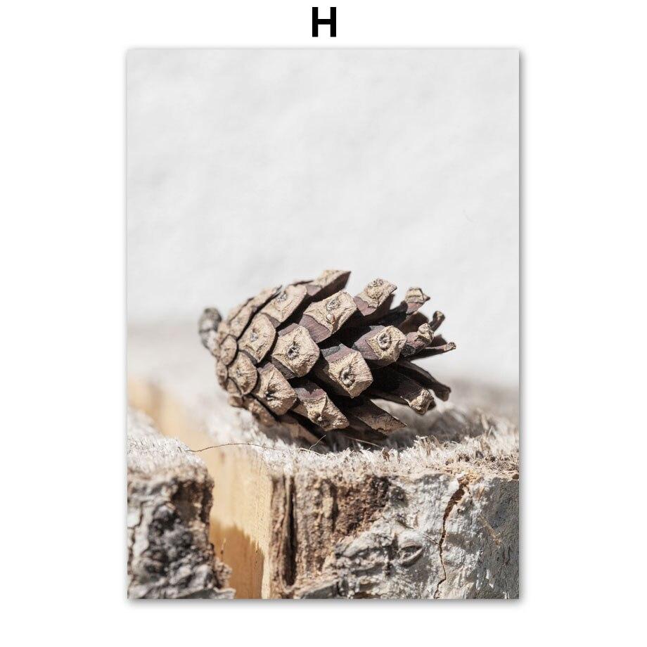 Winter Kiefer Haus Elch Blume Wand Kunst Leinwand Nordic Poster Malerei Und Drucke Wand Bilder Für Wohnzimmer Dekoration