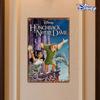 1pc Disney The Hunchback of Vintage Metal Tin Sign Wall Art - 20.32x30.48 cm Iron Decorative Plaque with Quasimodo & Esmeralda,