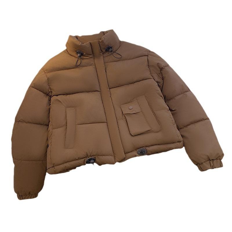 Damen-Kurzbekleidung mit Baumwollfüllung, neue kleine lockere Baumwollbekleidung, Brotbekleidung und Baumwolljacken im Winter.