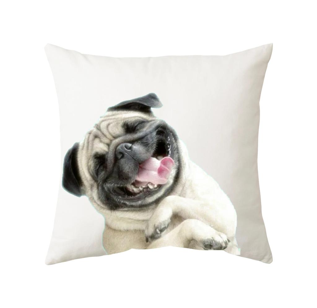45x45cm Cute Cat Cushion Cover Polyester Throw Pillow For Bed Living Room Sofa Office Seat Car Kids  Decor Home