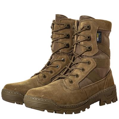 Outdoor Mountaineering Shoes Desert Boots Men's Tactical Boots High Top Anti-skid Wear-resistant Cowhide High Top Mountaineering Boot All Seasons