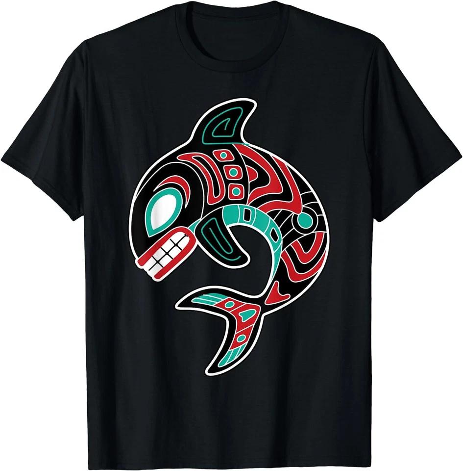 Northwest Coast Orca Native American Totem Killer Whale T-Shirt