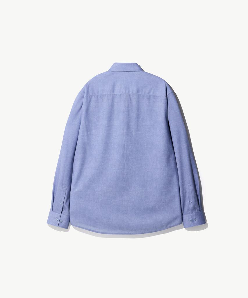 STCO [Straight] Mini Knit Print Shirt_Blue (Slim Fit)_Sdsxa31Ssl