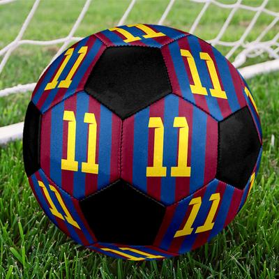1pc Lionel Messi Soccer Ball Size 5 Indoor Soccer Ball Fashion Colorful Backyard Game - Great For Sports Fans Gift HE43