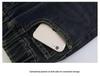 Girls' Medium-Large Plush Denim One-Piece Winter Pants - New Korean Style, Versatile Narrow/Wide Leg Design